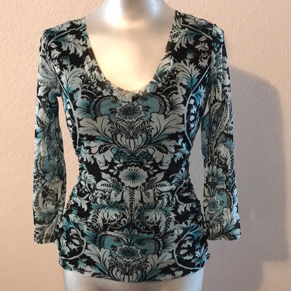 I.N.C. Double-Layer V-Neck Top